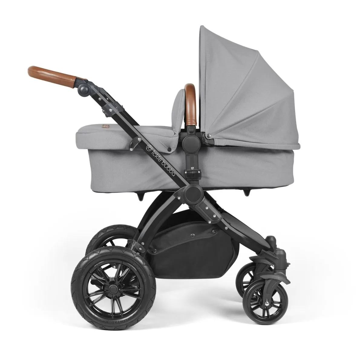 Ickle Bubba Stomp Luxe 3in1 Travel System and ISOFIX Base - Pearl Grey - Image 23