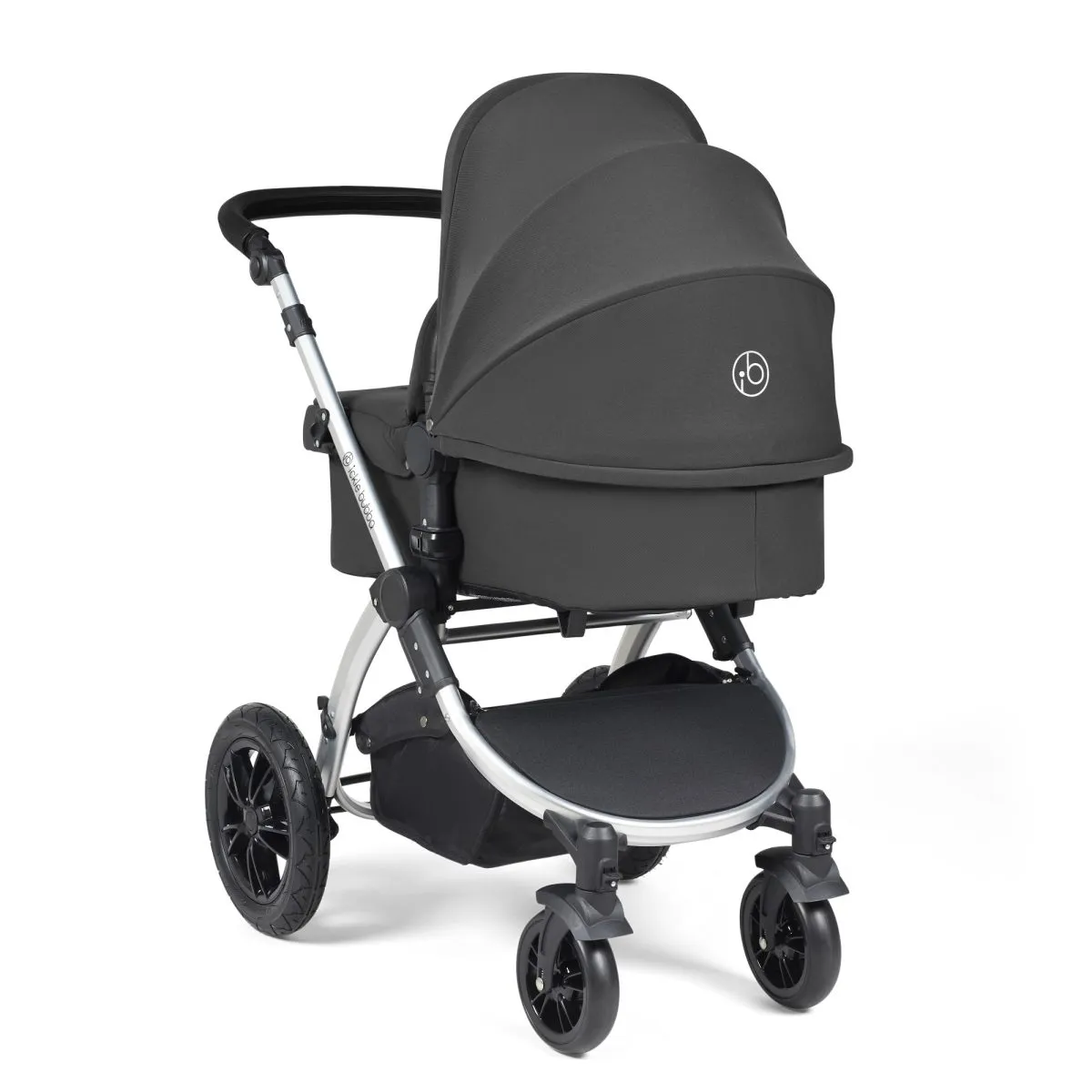 Ickle Bubba Stomp Luxe 3in1 Travel System and ISOFIX Base- Charcoal Grey - Image 22