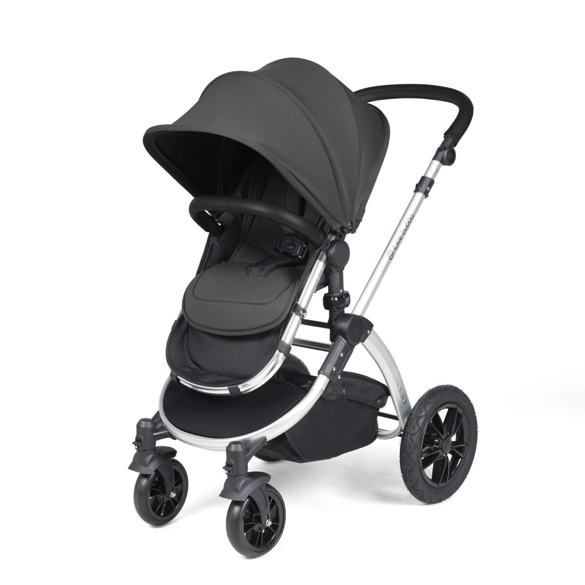 Ickle Bubba Stomp Luxe 3in1 Travel System and ISOFIX Base- Charcoal Grey - Image 23