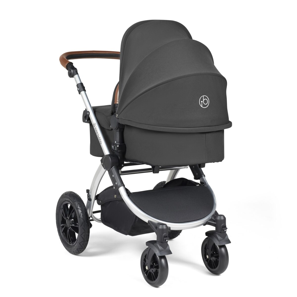 Ickle Bubba Stomp Luxe 3in1 Travel System and ISOFIX Base- Charcoal Grey - Image 30