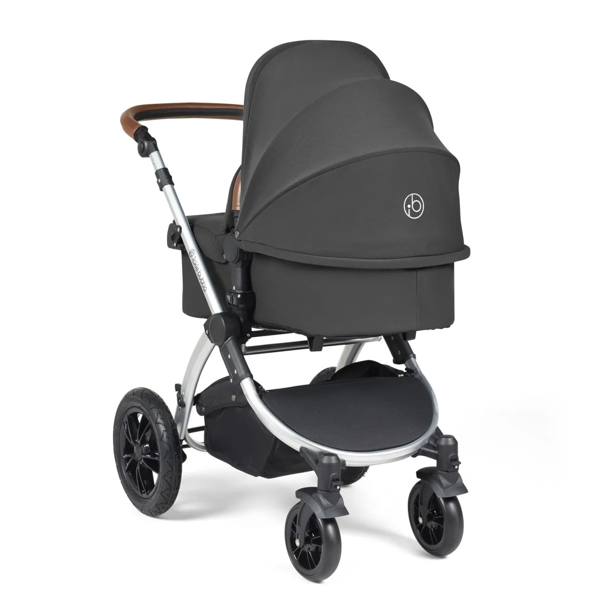 Ickle Bubba Stomp Luxe 3in1 Travel System and ISOFIX Base- Charcoal Grey - Image 30
