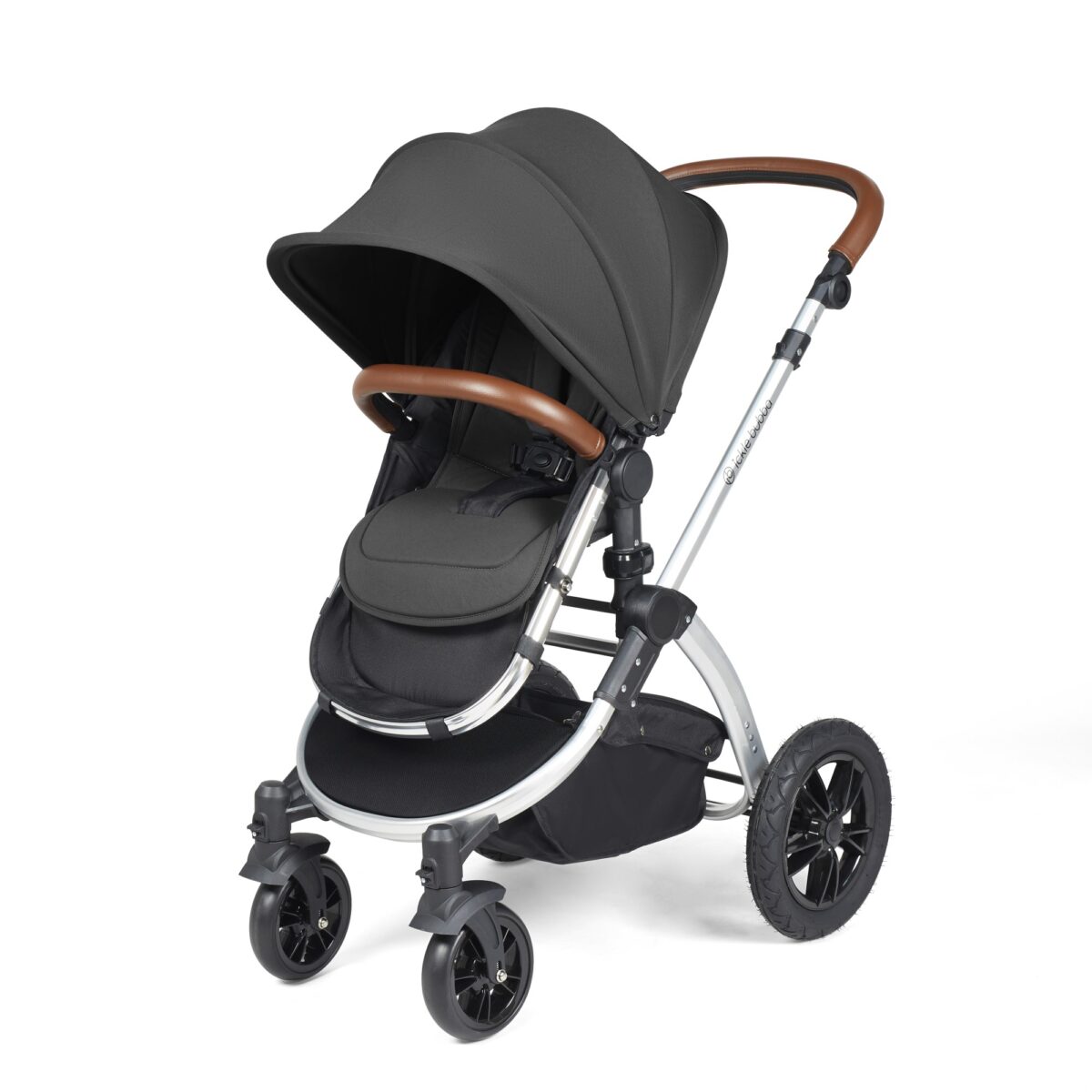 Ickle Bubba Stomp Luxe 3in1 Travel System and ISOFIX Base- Charcoal Grey - Image 31