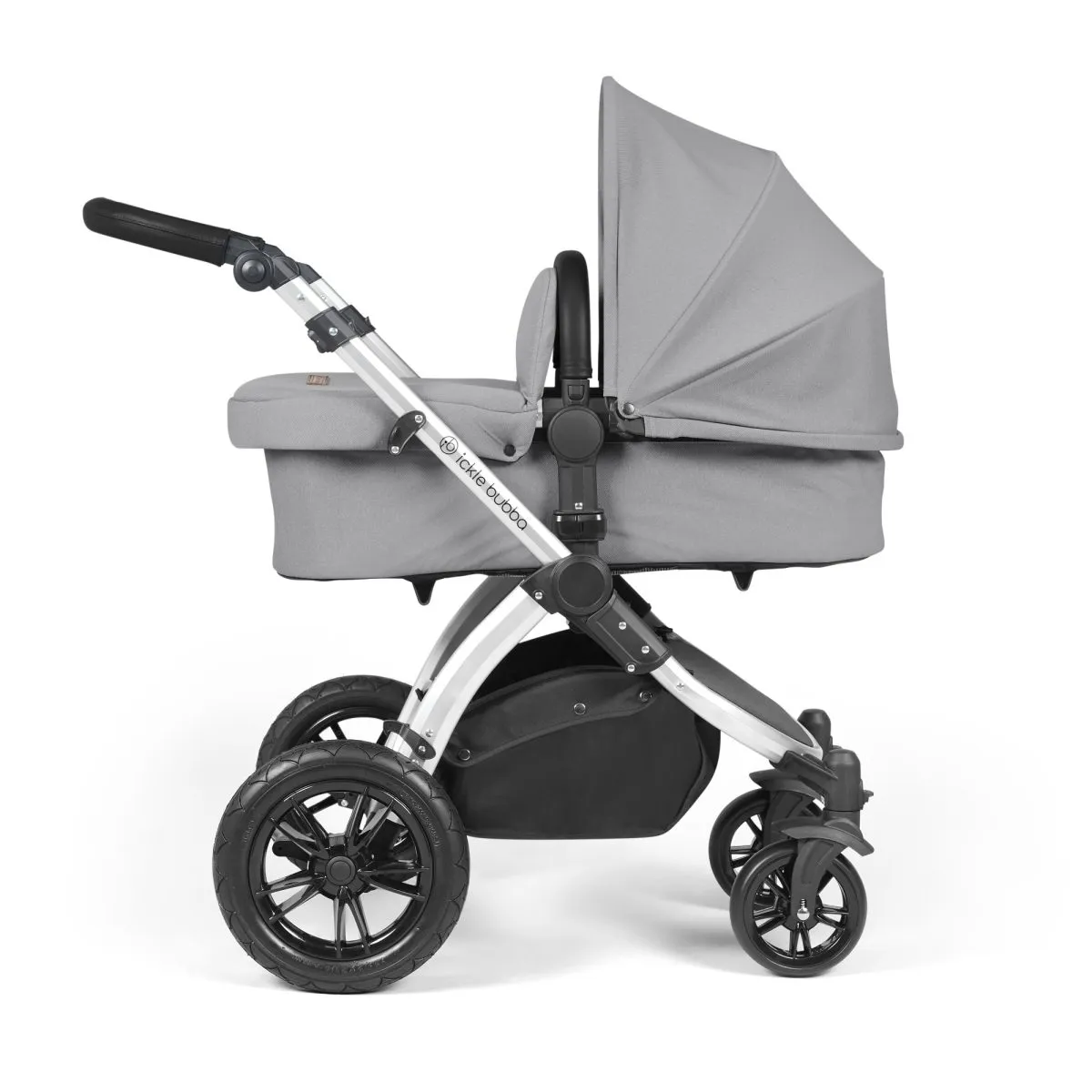 Ickle Bubba Stomp Luxe 3in1 Travel System and ISOFIX Base - Pearl Grey - Image 15
