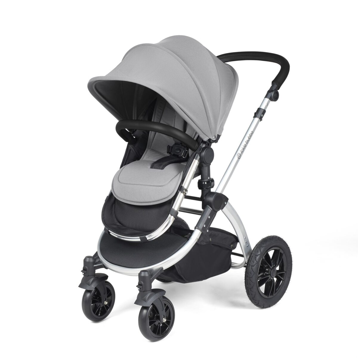 Ickle Bubba Stomp Luxe 3in1 Travel System and ISOFIX Base - Pearl Grey - Image 12