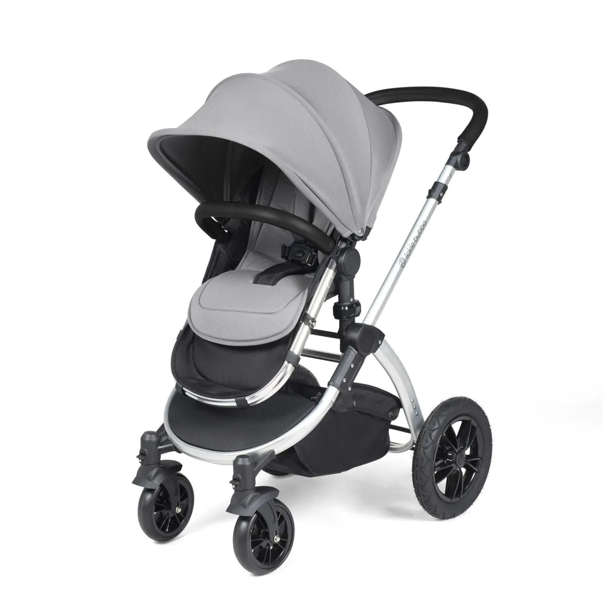 Ickle Bubba Stomp Luxe 3in1 Travel System and ISOFIX Base - Pearl Grey - Image 12