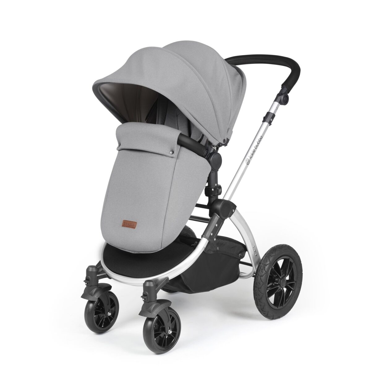 Ickle Bubba Stomp Luxe 3in1 Travel System and ISOFIX Base - Pearl Grey - Image 13