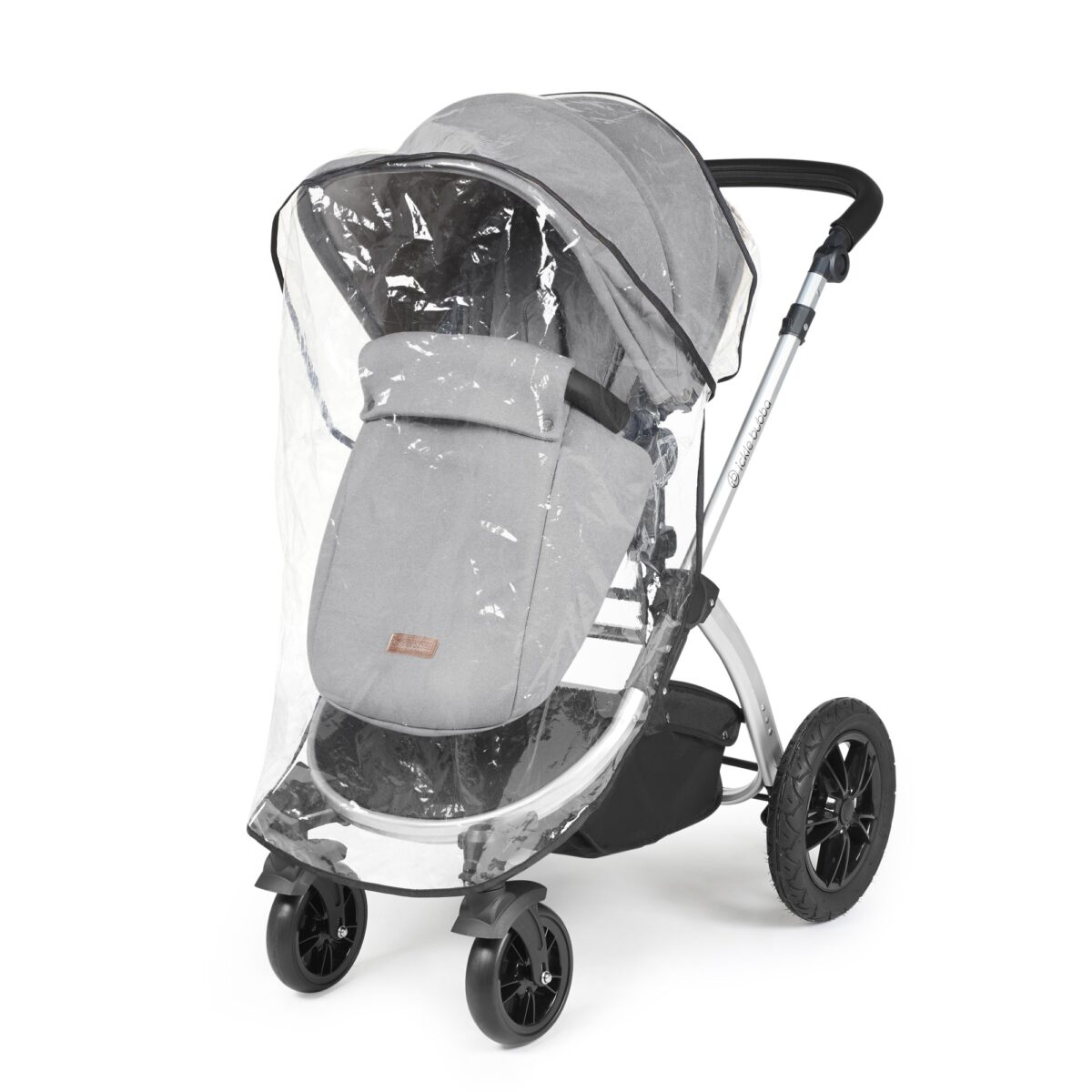 Ickle Bubba Stomp Luxe 3in1 Travel System and ISOFIX Base - Pearl Grey - Image 8