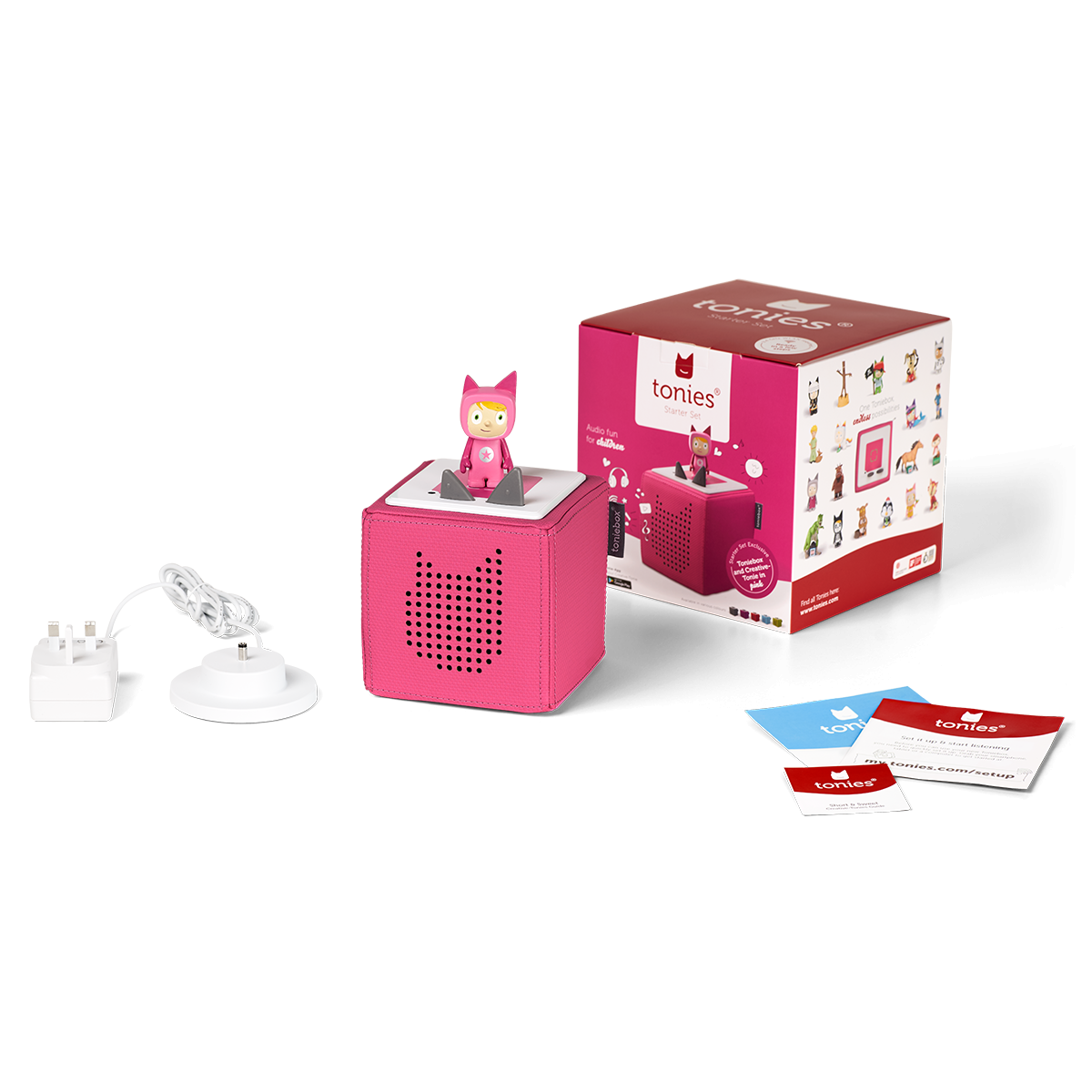 Buy TONIES Toniebox Starter Set (Pink), Peter Rabbit, Paddington