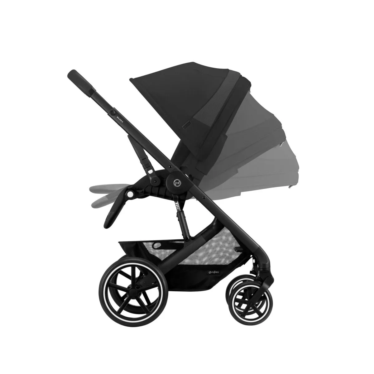 Cybex Balios S Lux Pushchair, Carrycot, Cybex Cloud T i-Size Car Seat & ISOFIX Base 10 Piece Travel System Bundle - Image 11