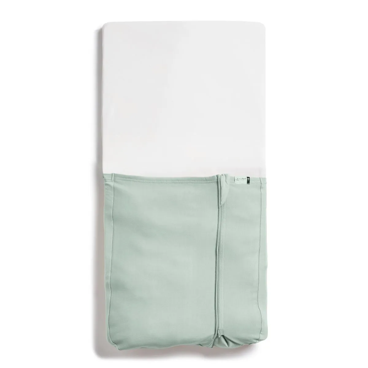 ergoPouch Organic Crib Tuck Sheet - Sage - Image 2