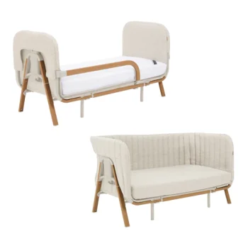 Tutti Bambini Cozee XL Junior Bed & Sofa Expansion Pack – Scandinavian Walnut & Ecru
