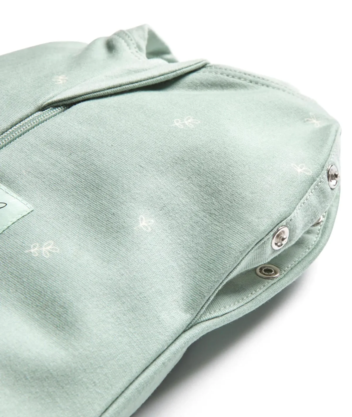 ergoPouch Organic All Year Cocoon Swaddle Sleep Bag 1.0 TOG - Sage - Image 5