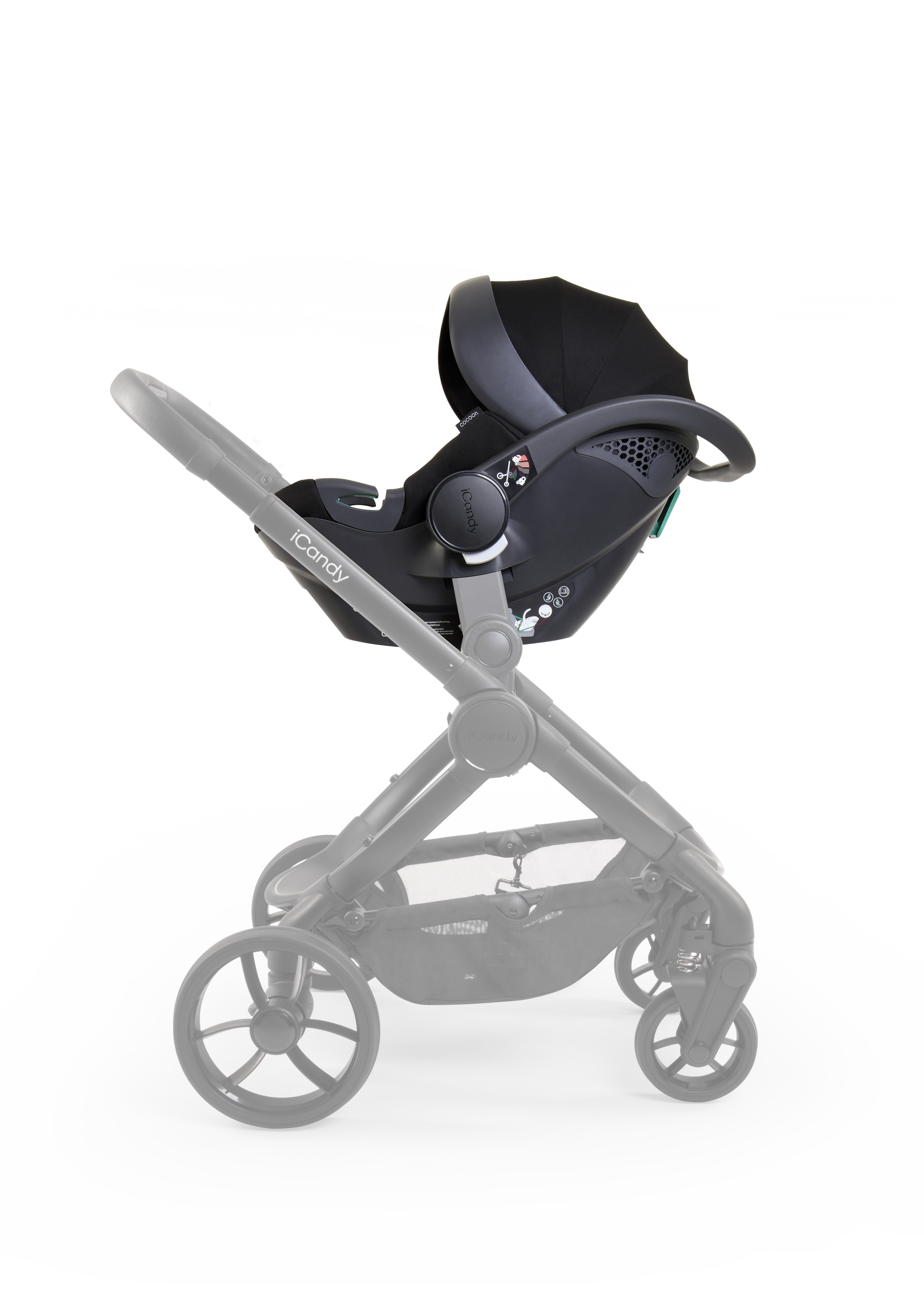 iCandy Cocoon Car Seat and iSize Base Olivers BabyCare