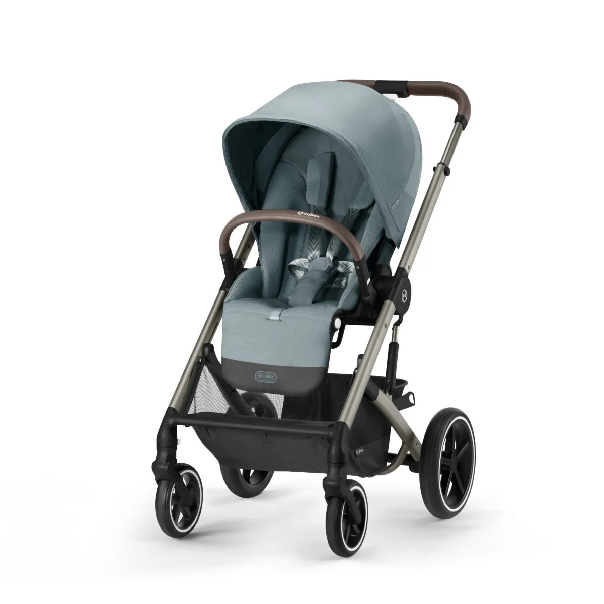 Cybex Balios S Lux Pushchair, Carrycot, Cybex Cloud T i-Size Car Seat & ISOFIX Base 10 Piece Travel System Bundle - Image 30