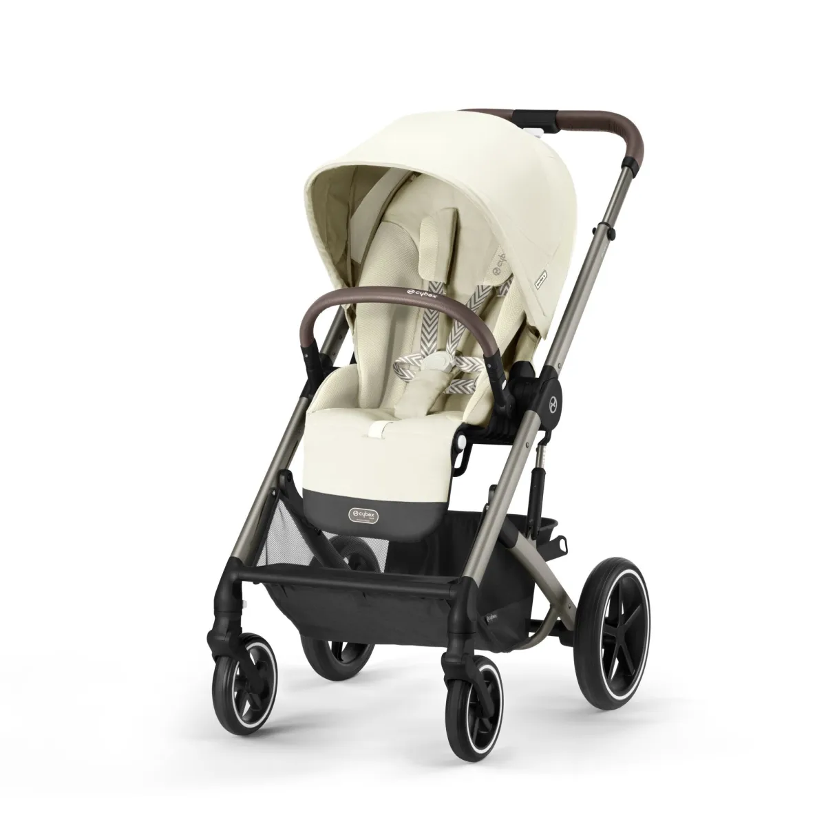 Cybex Balios S Lux Pushchair, Carrycot, Cybex Cloud T i-Size Car Seat & ISOFIX Base 10 Piece Travel System Bundle - Image 24