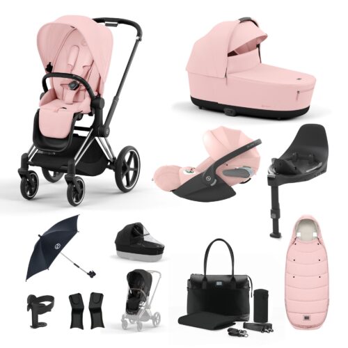 PRIAM Chrome Black Frame - Peach Pink