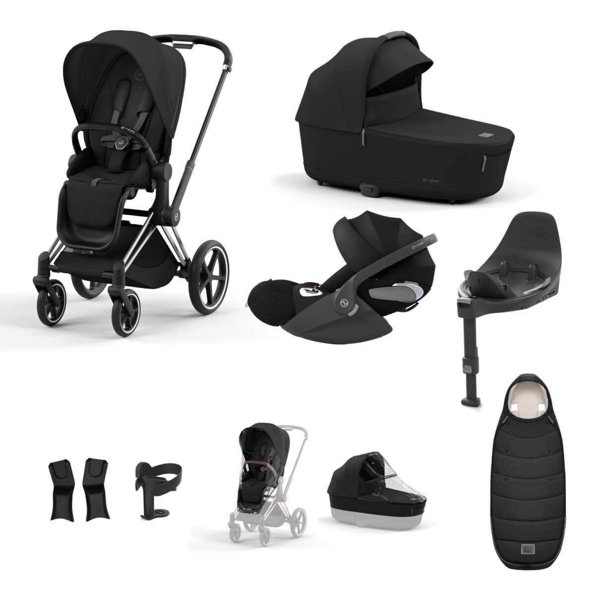Priam Chrome Black Black