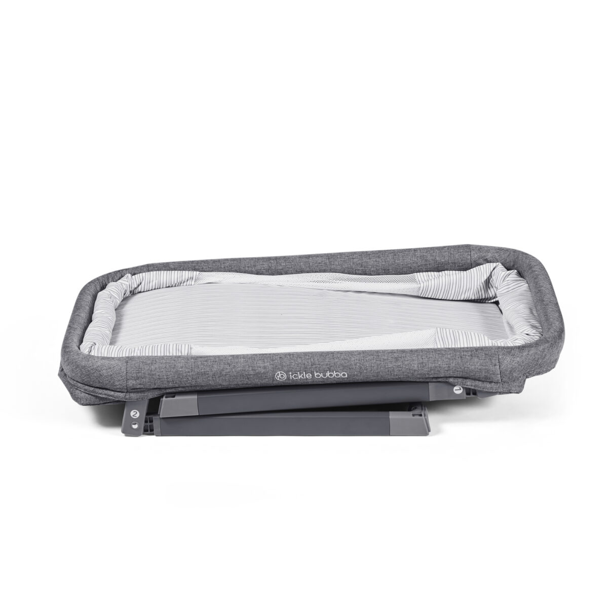Ickle Bubba Mini Rocker Crib - Space Grey - Image 6