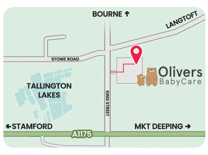 Olivers BabyCare Baby Shop Map