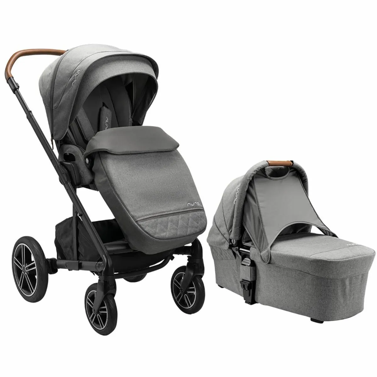 Nuna Mixx Next Pushchair and Carrycot Granite