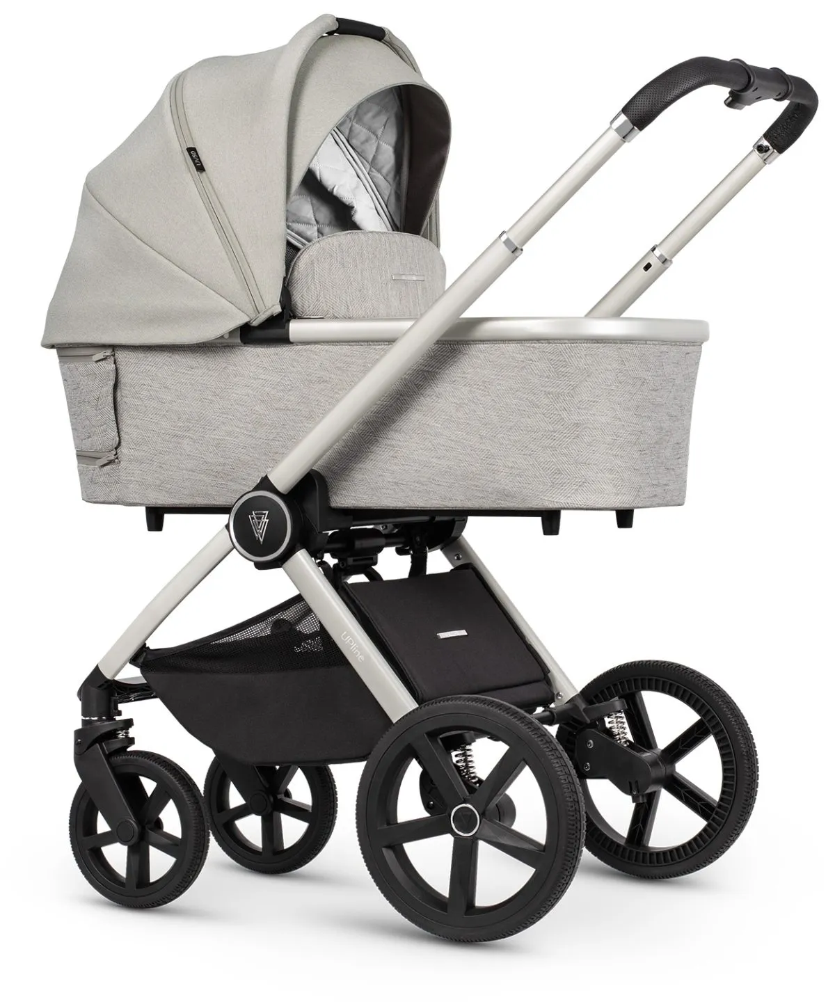 Venicci Upline 3 in 1 Pushchair, Carrycot & Car Seat Travel System Bundle – Moonstone - Image 4