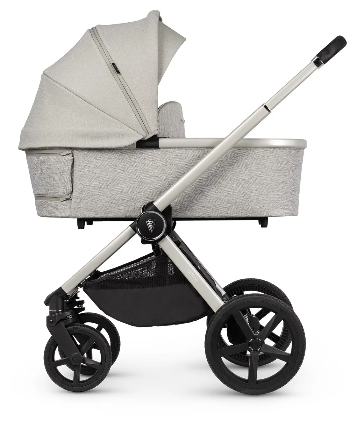 Venicci Upline 3 in 1 Pushchair, Carrycot & Car Seat Travel System Bundle – Moonstone - Image 5