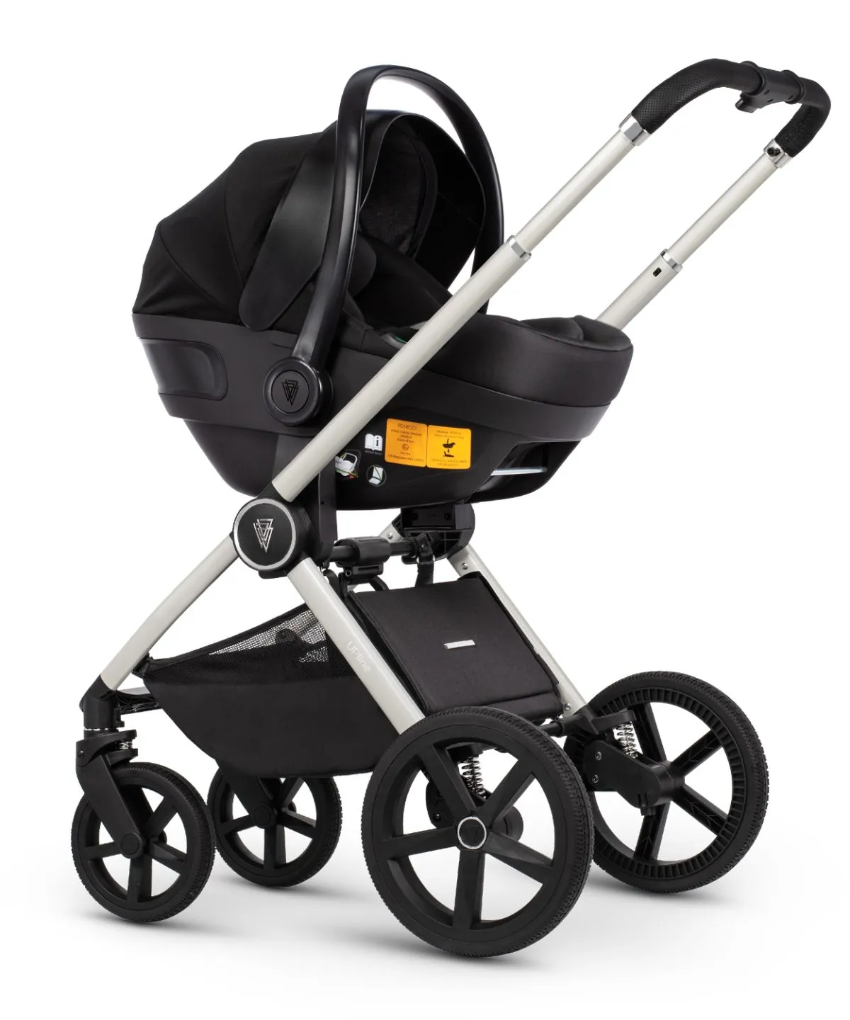 Venicci Upline 3 in 1 Pushchair, Carrycot & Car Seat Travel System Bundle – Moonstone - Image 11