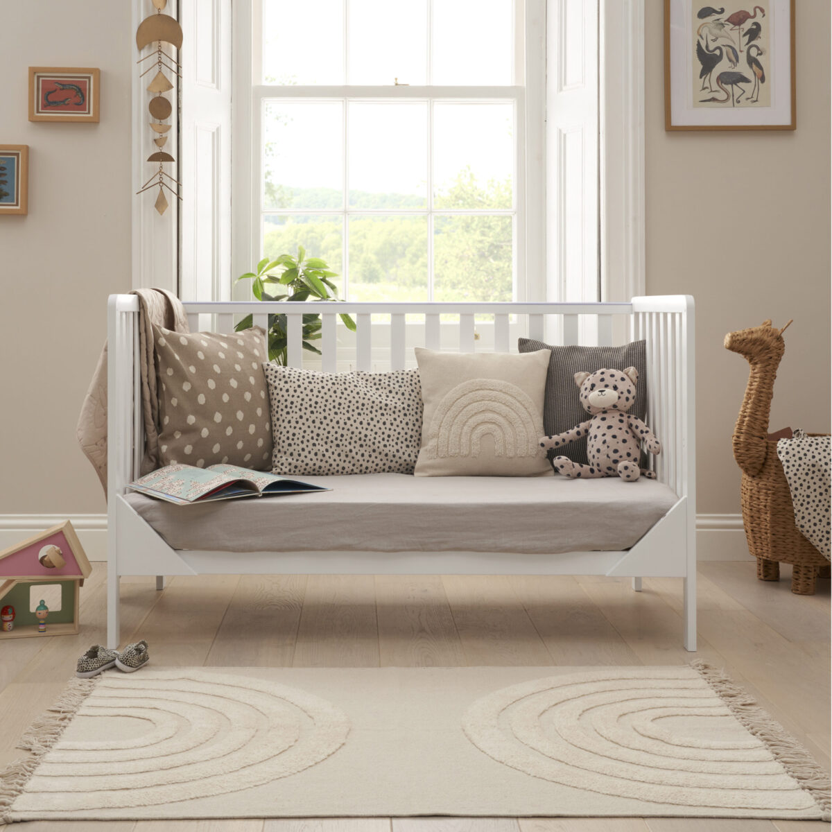 Tutti Bambini Essentials Caterina Cot Bed - White - Image 6