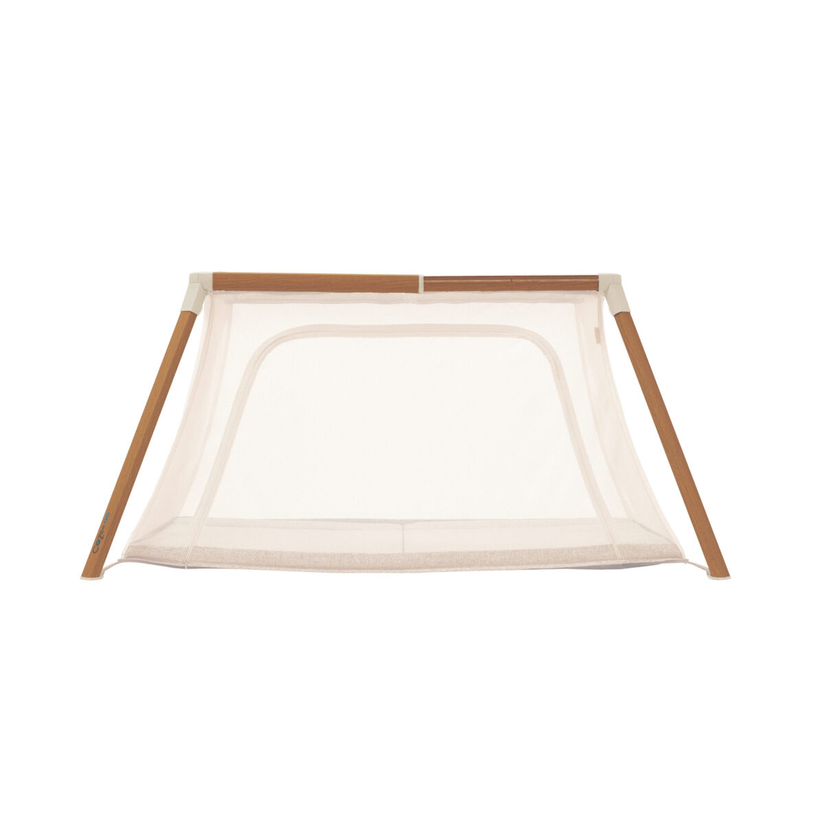 Tutti Bambini CoZee Go 3-in-1 Bassinet Day & Night Bundle - Scandinavian Walnut & Ecru - Image 5