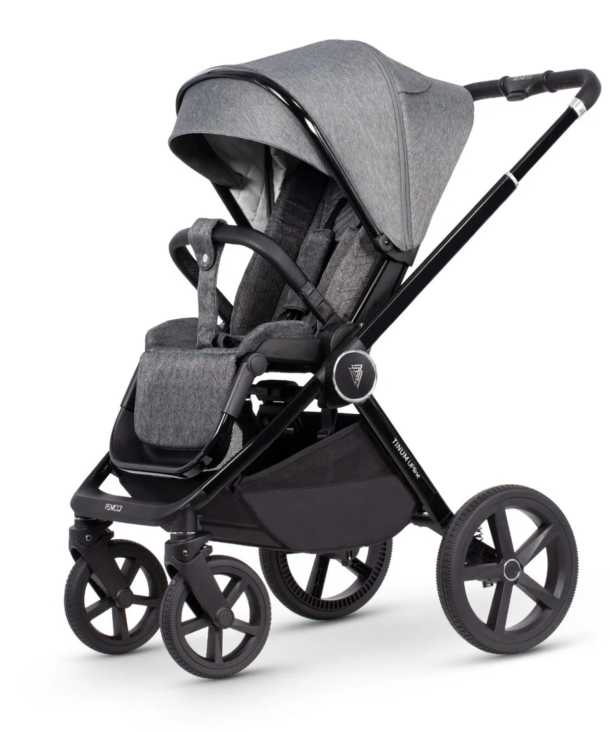 Venicci Upline 3 in 1 Travel System with i-Size Car Seat & Base - Slate Grey - Image 13
