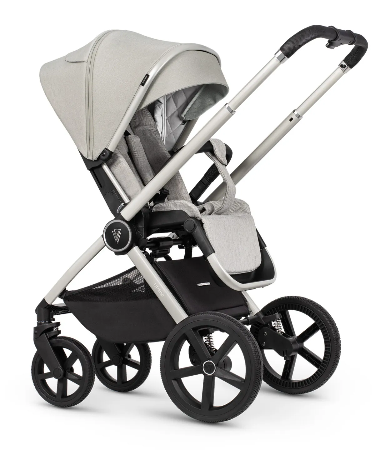 Venicci Upline 3-in-1 Travel System with Car Seat & ISOFIX Base - Moonstone - Image 9