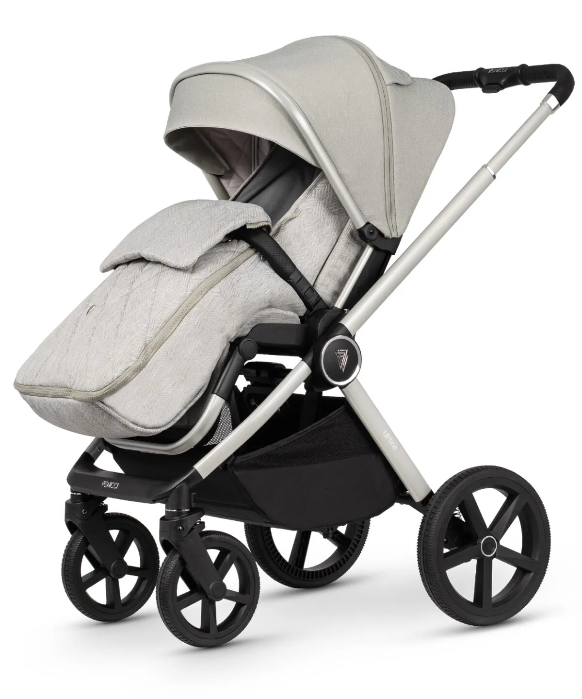 Venicci Upline 3-in-1 Travel System with Car Seat & ISOFIX Base - Moonstone - Image 13