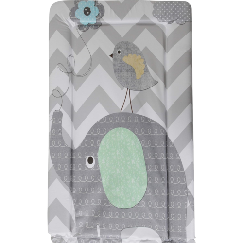 Callowesse Baby Changing Mat - Elephant Chevron Grey