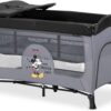 Hauck Disney Sleep N Play Centre Travel Cot - Micky Mouse Grey