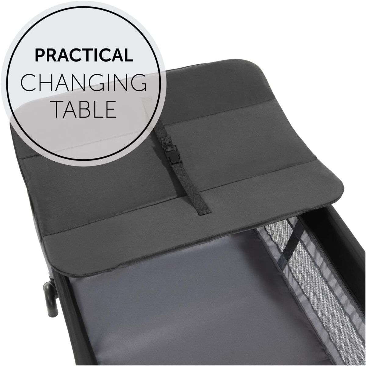 Hauck Disney Sleep N Play Centre Travel Cot - Micky Mouse Grey - Image 6