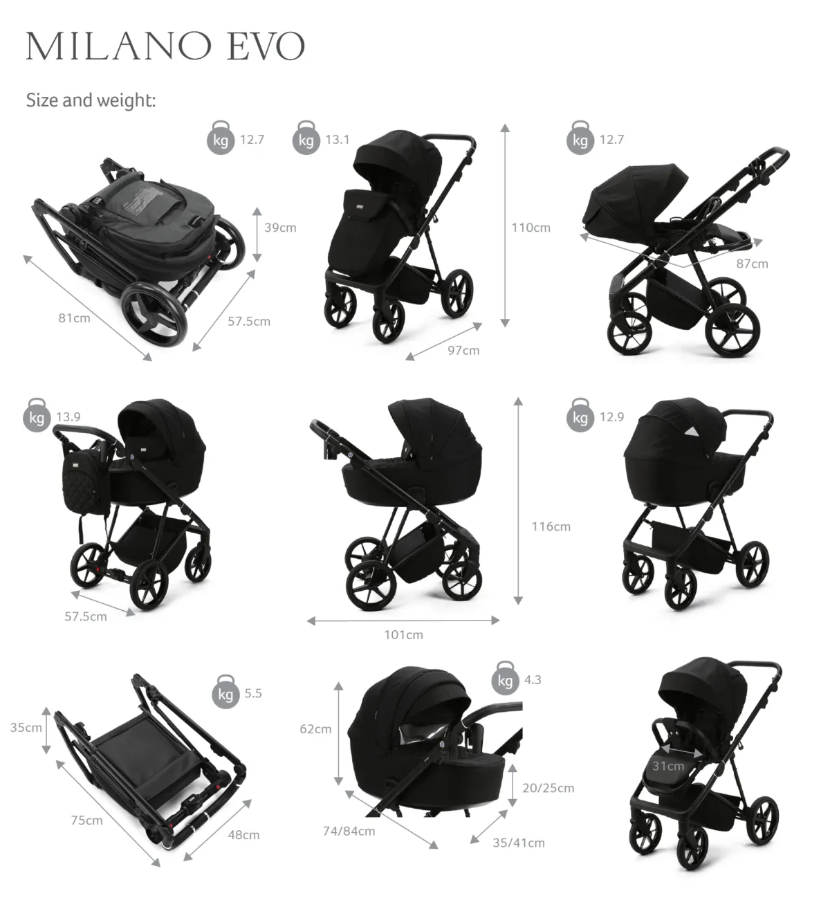 Mee-Go Milano Evo | 2in1 Travel System - Image 59