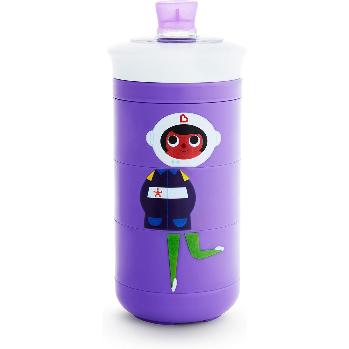 Munchkin Twisty Mix & Match Bite-Proof Sippy Cup - Purple | 9oz/266ml - Image 5