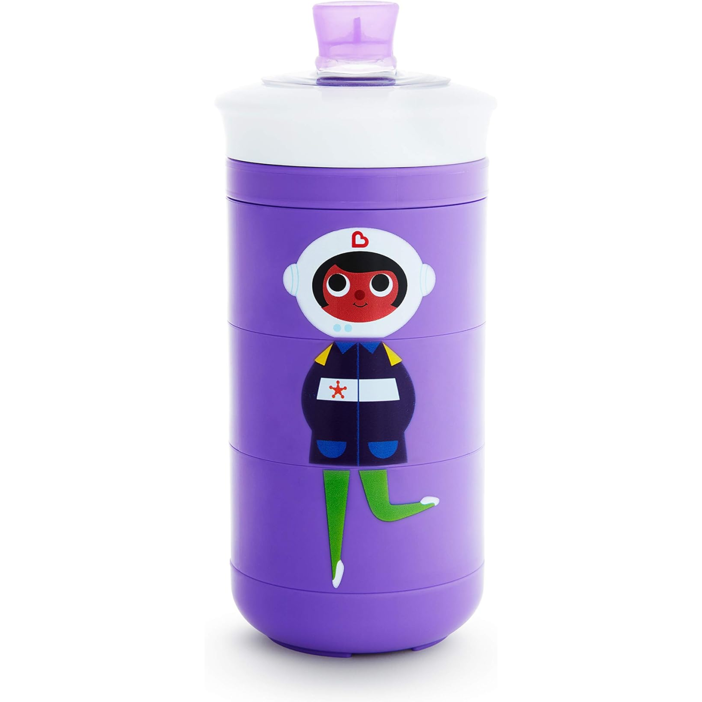 Munchkin Twisty Mix & Match Bite-Proof Sippy Cup - Purple | 9oz/266ml - Image 2