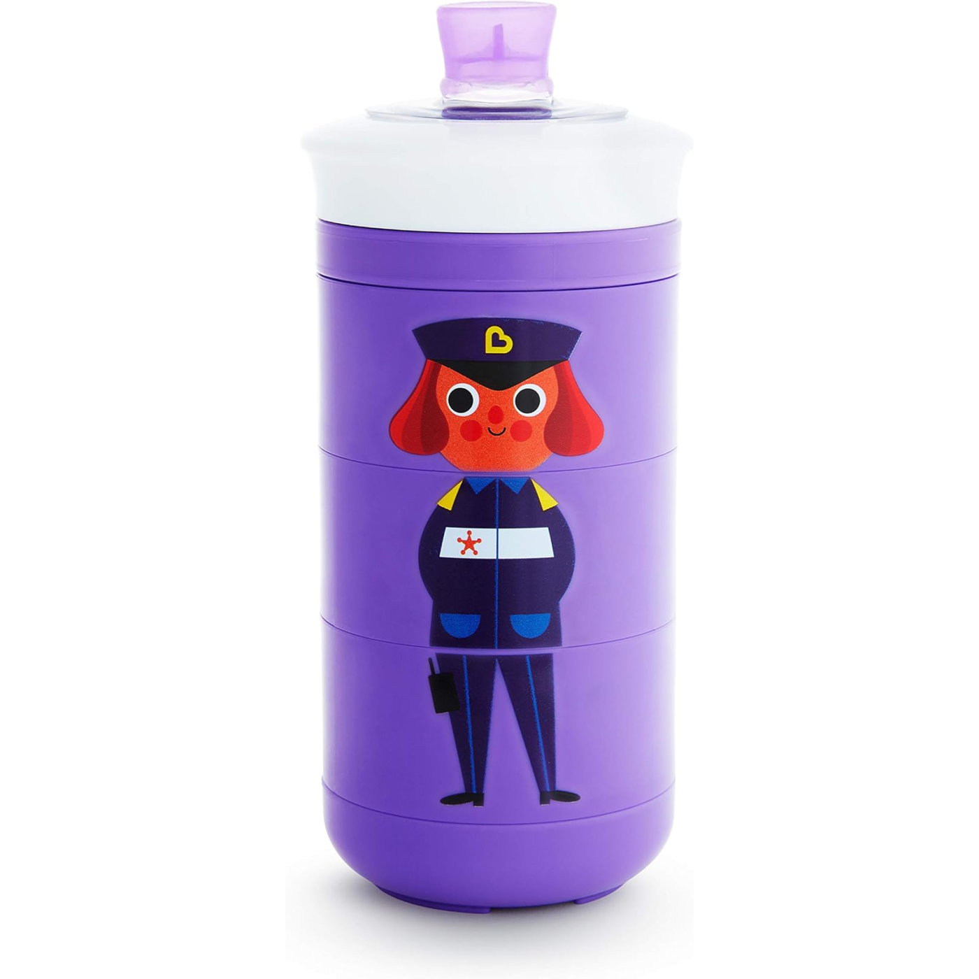 Munchkin Twisty Mix & Match Bite-Proof Sippy Cup - Purple | 9oz/266ml - Image 3