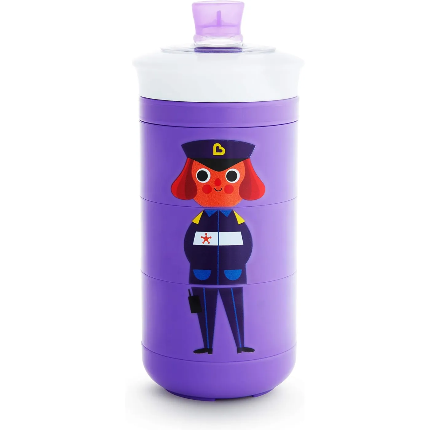 Munchkin Twisty Mix & Match Bite-Proof Sippy Cup - Purple | 9oz/266ml - Image 3