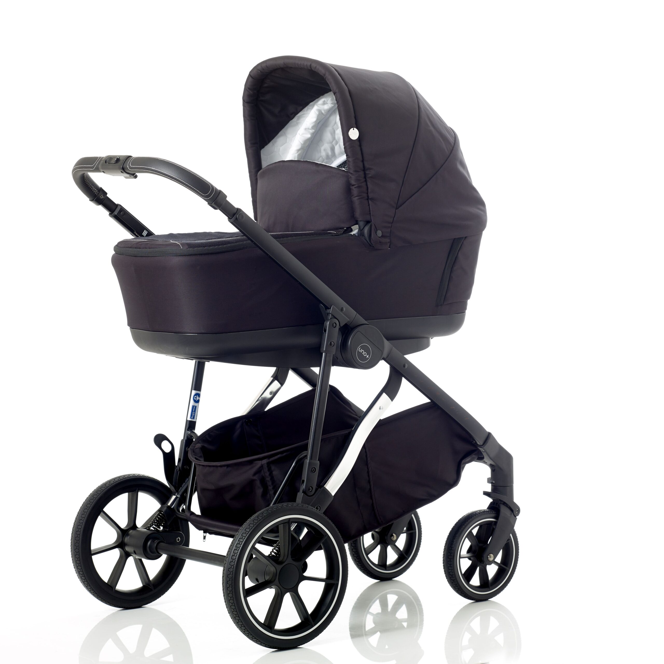 Photos - Pushchair Mee-go Uno Plus - 2in1 Travel System Allegra Black BSR15401BC 