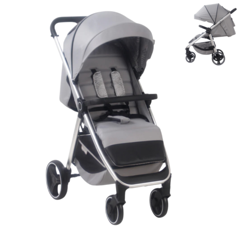 My Babiie MB160 Pushchair - Grey Tropical | Samantha Faiers