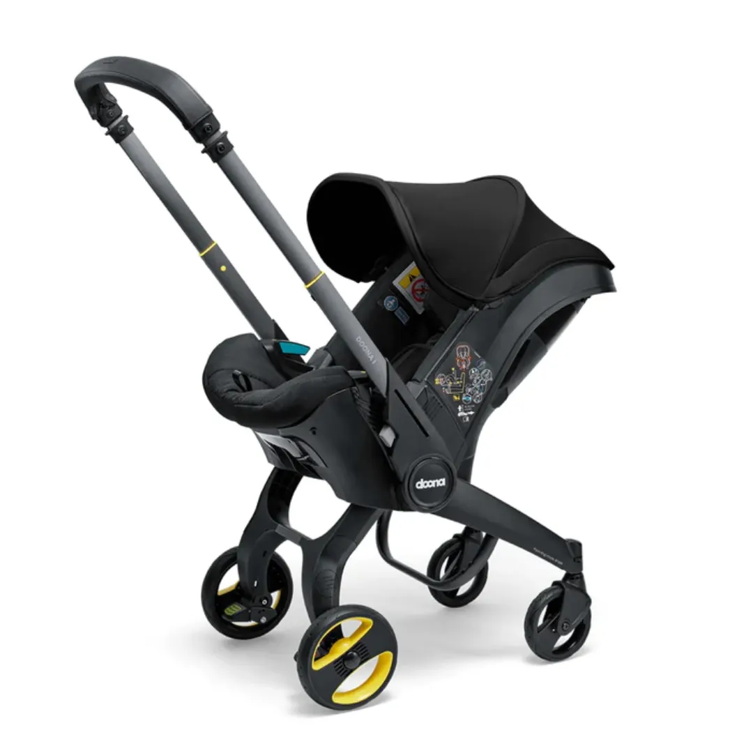 Doona i Car Seat Stroller Nitro Black Olivers BabyCare