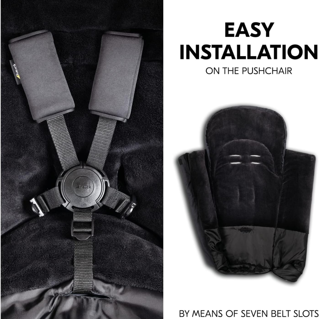 Hauck Pushchair Footmuff - Black - Image 3