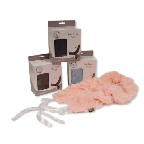 Snuggle Baby - Buggy/Pram Hood Fur Trim