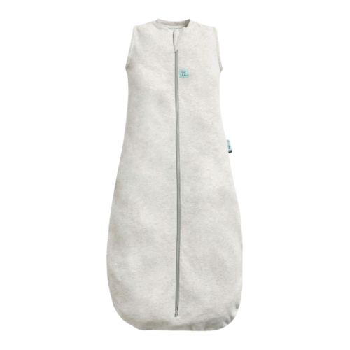 ergoPouch Organic Jersey Sleeping Bag - Grey Marle | 1.0 TOG | 3-12 Months