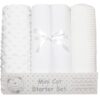 Snuggle Baby - Mini Cot 4 Piece Starter Set - White