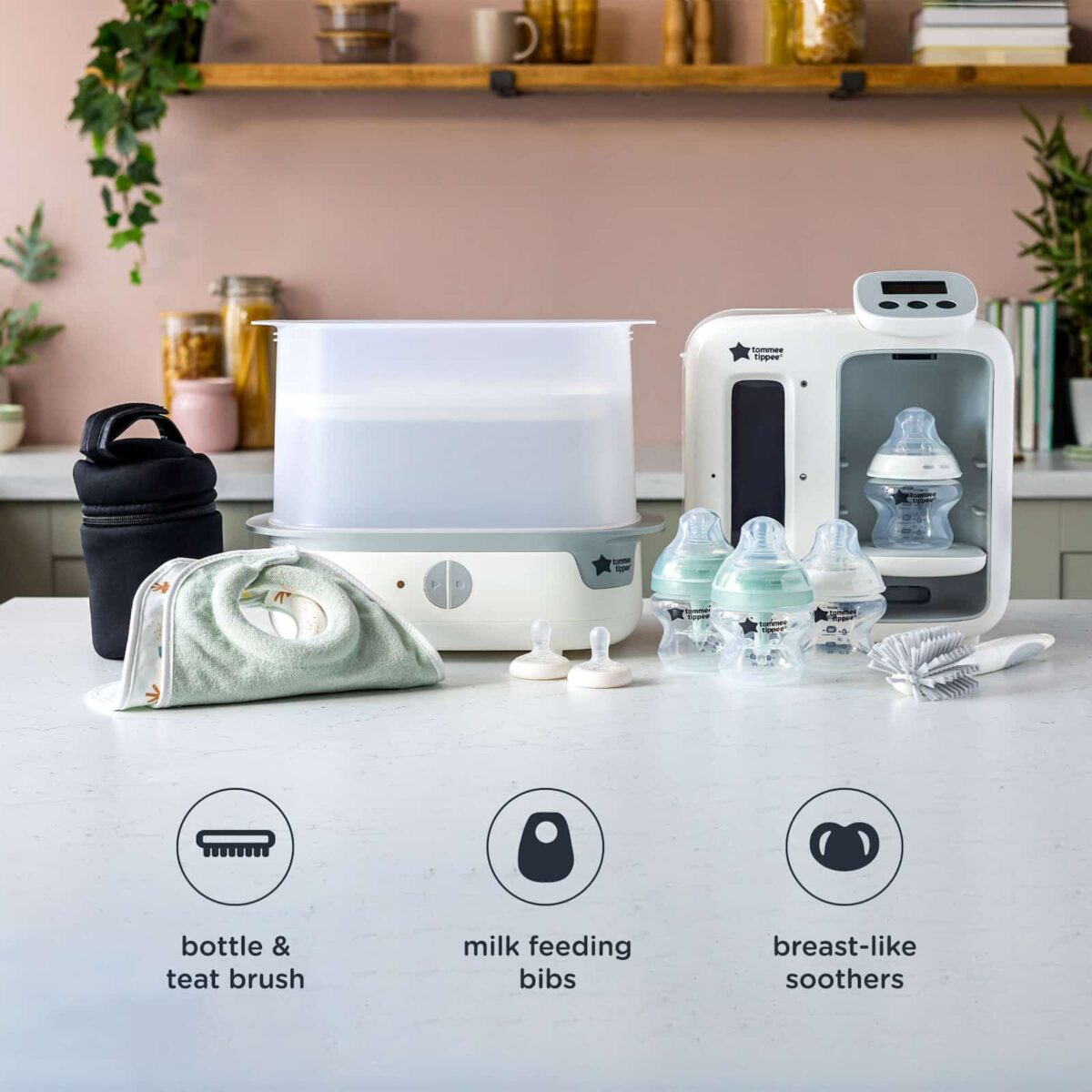 Tommee Tippee Ultimate Feeding Kit with Steriliser - White - Image 2