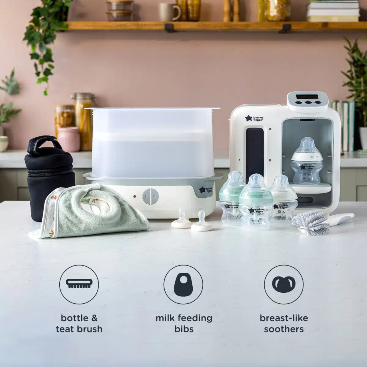 Tommee Tippee Ultimate Feeding Kit with Steriliser - White - Image 2