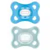 MAM Comfort 0+m Soother 2‑Pack – Blue
